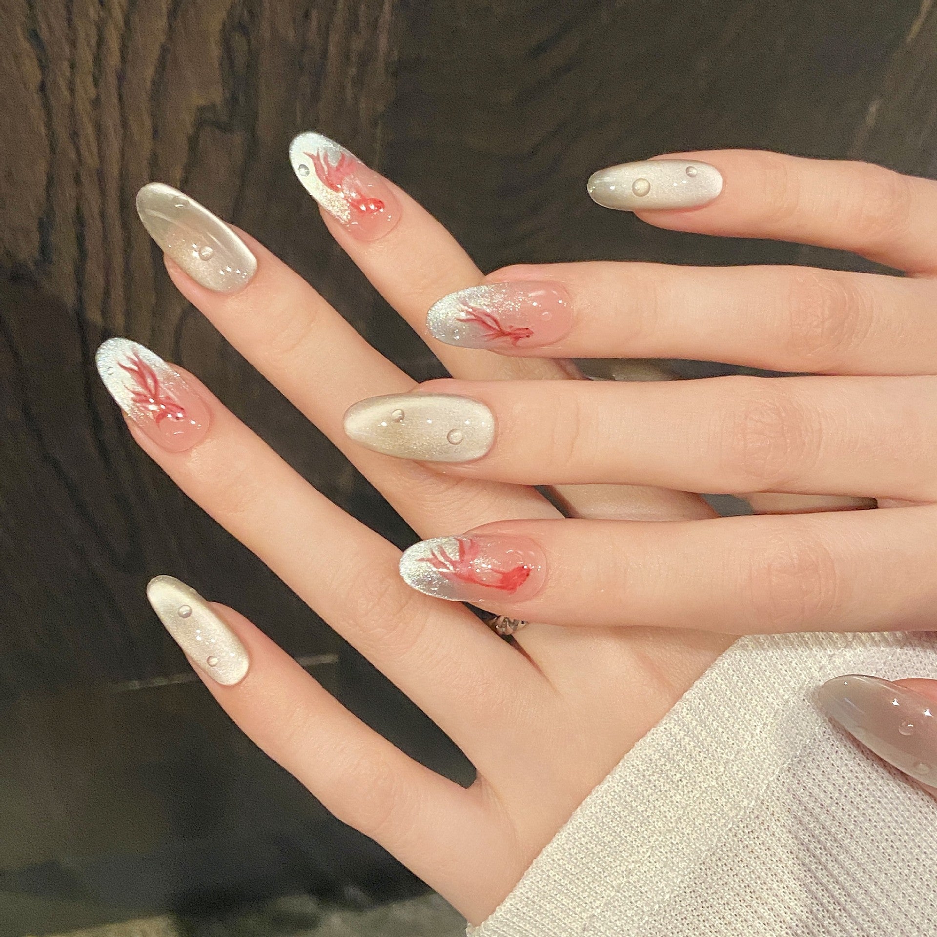 Set Of 10 Nail Extension - White