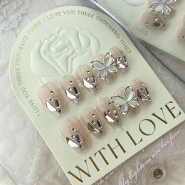 Set Of 10 Artificial Reusable Nails