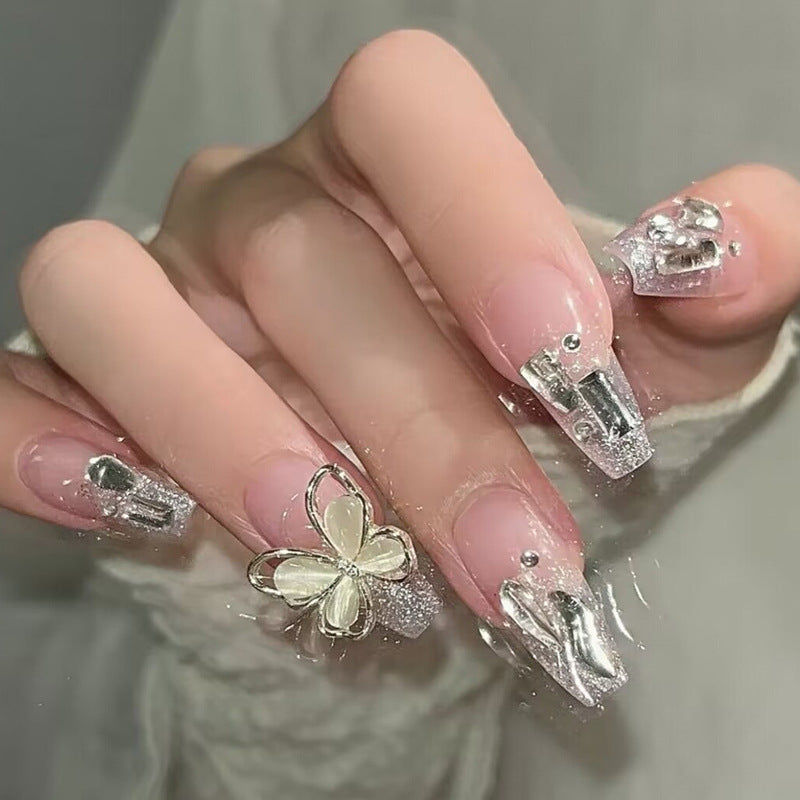Set Of 10 Artificial Reusable Nails