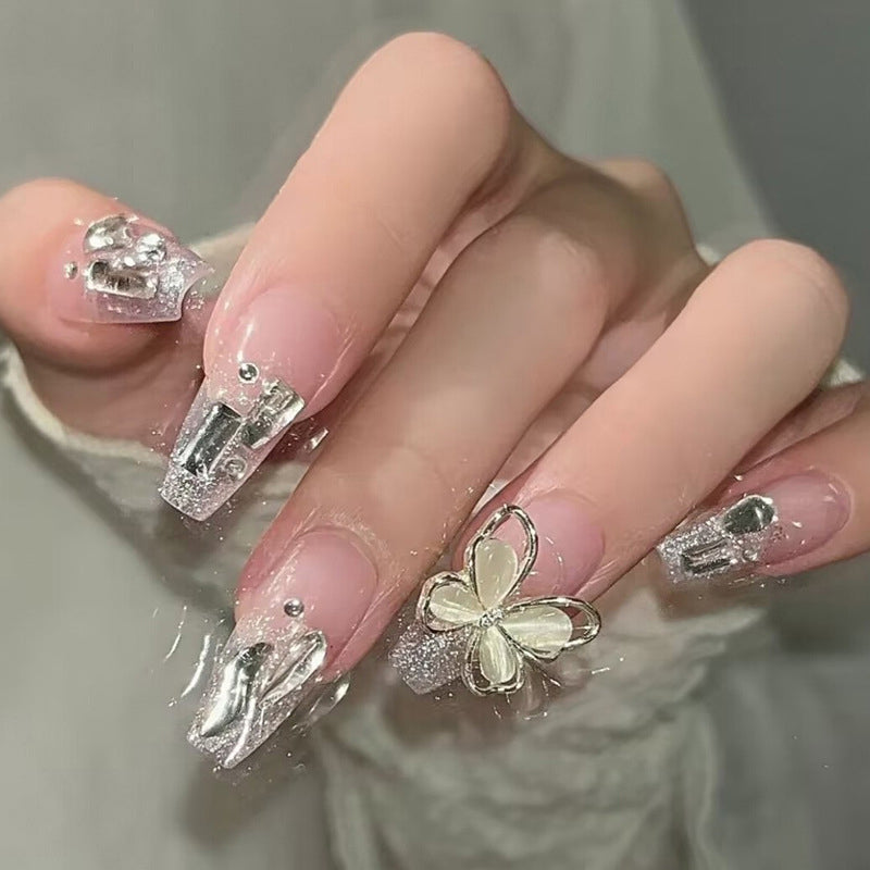Set Of 10 Artificial Reusable Nails