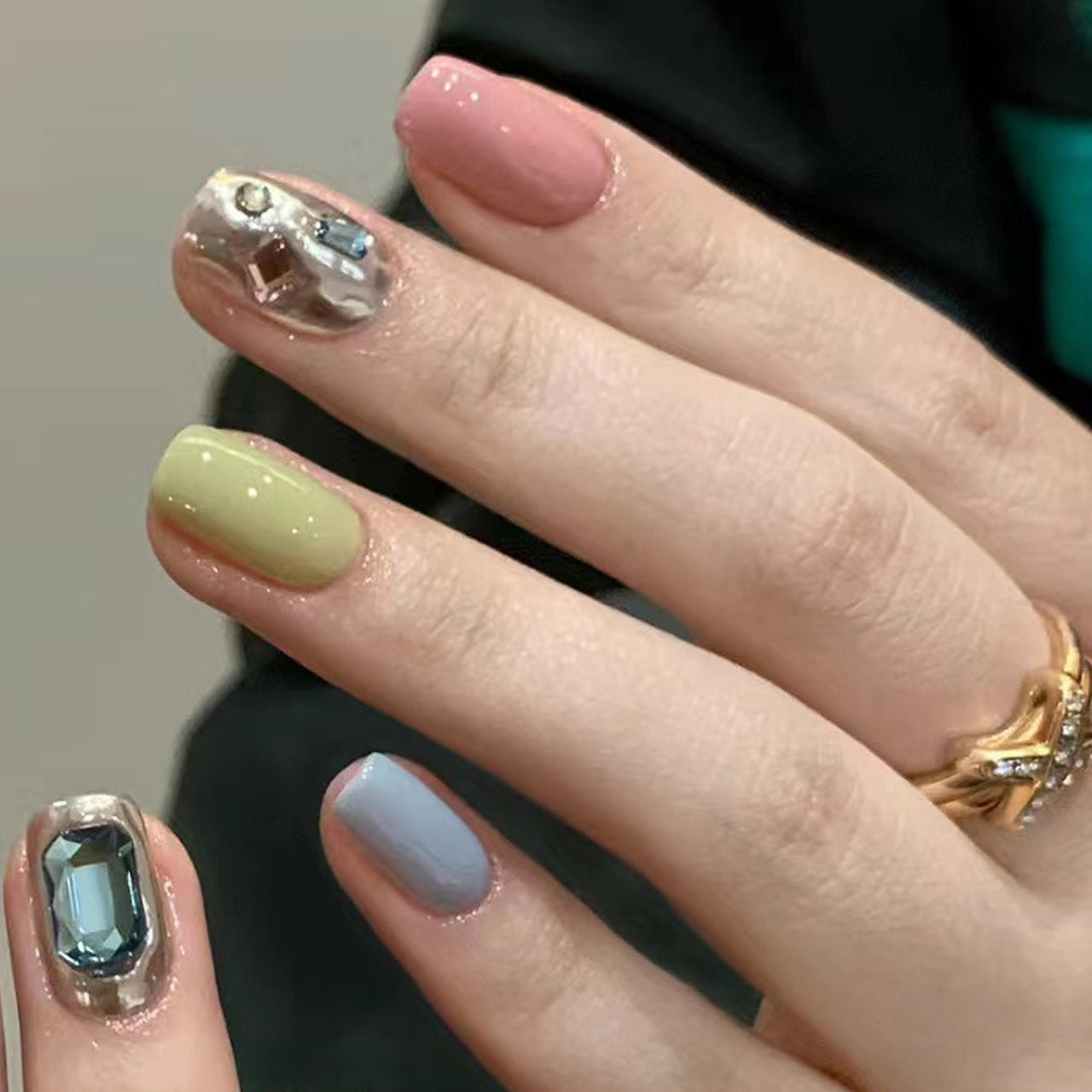Set Of 10 Artificial Reusable Nails