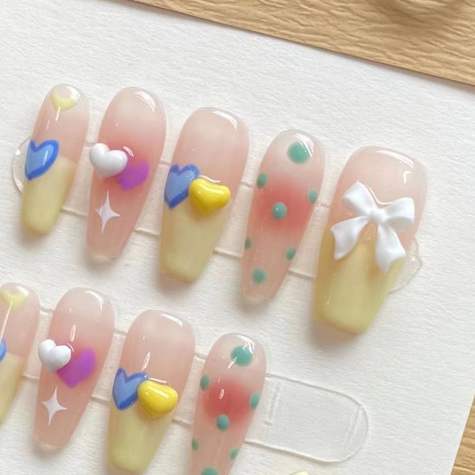 10Pcs Artificial Reusable Nails