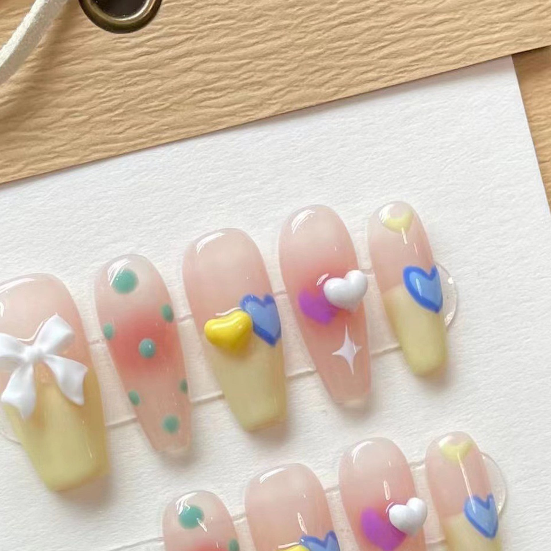 10Pcs Artificial Reusable Nails
