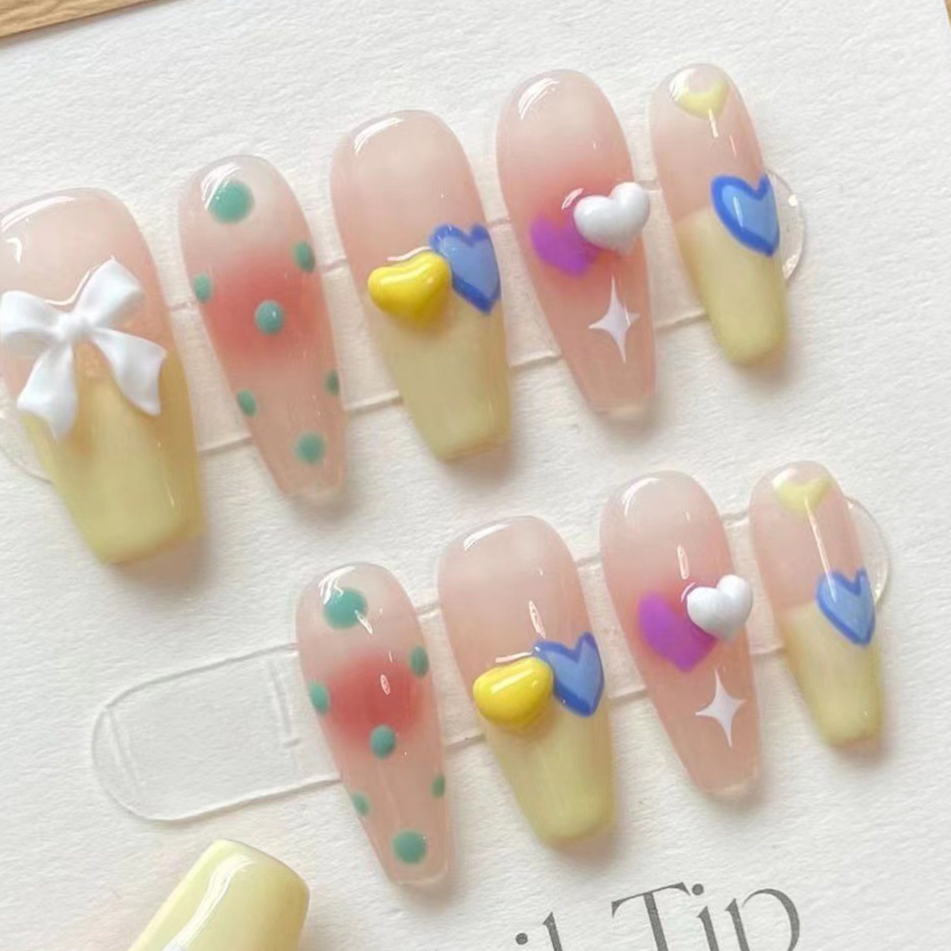 10Pcs Artificial Reusable Nails