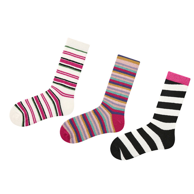 Women Pack Of 3 Patterned Ankle Length Socks