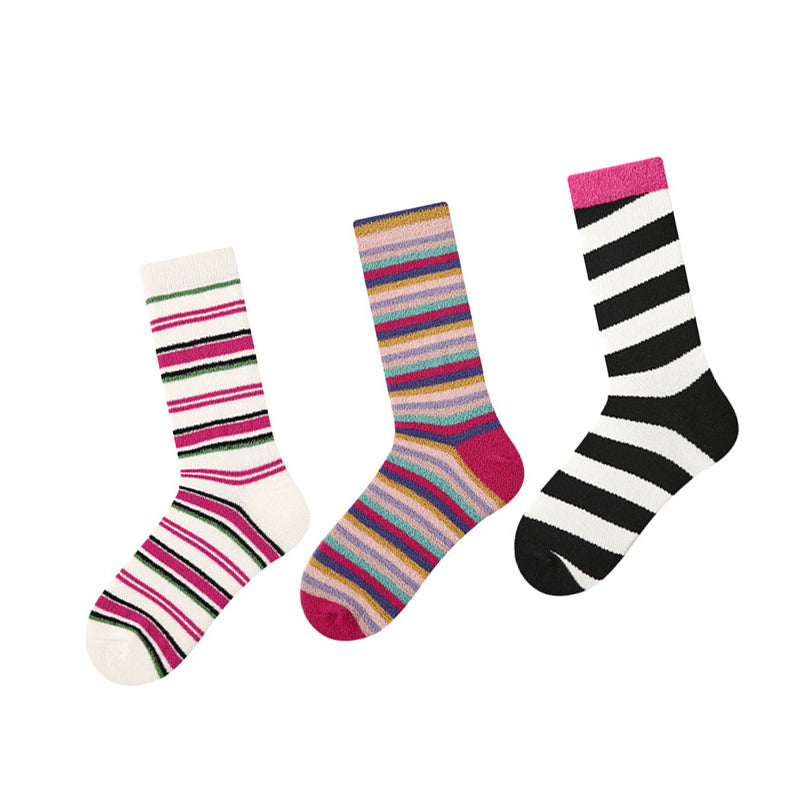 Women Pack Of 3 Patterned Ankle Length Socks