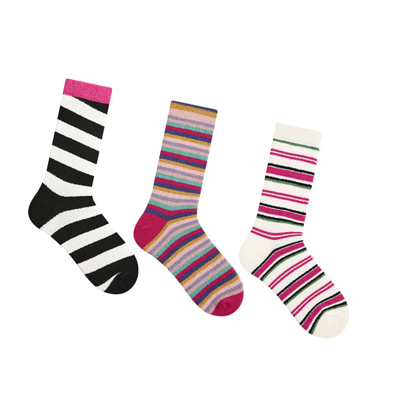 Women Pack Of 3 Patterned Ankle Length Socks