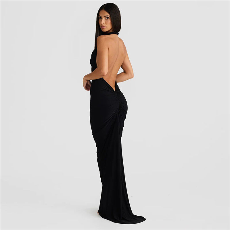 One Shoulder Bodycon Maxi Dress