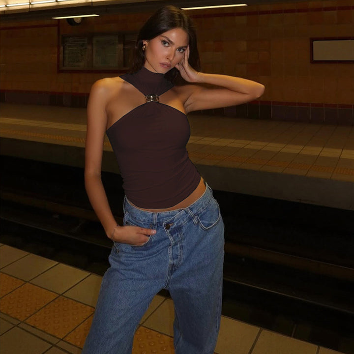 Halter Neck Crop Top