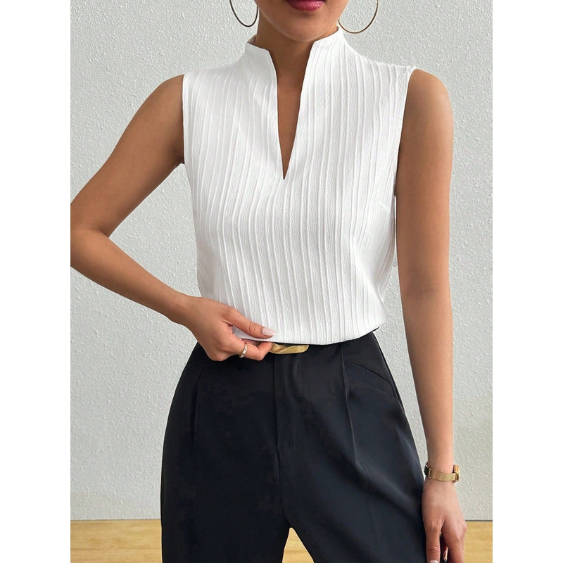 Striped V-Neck Top
