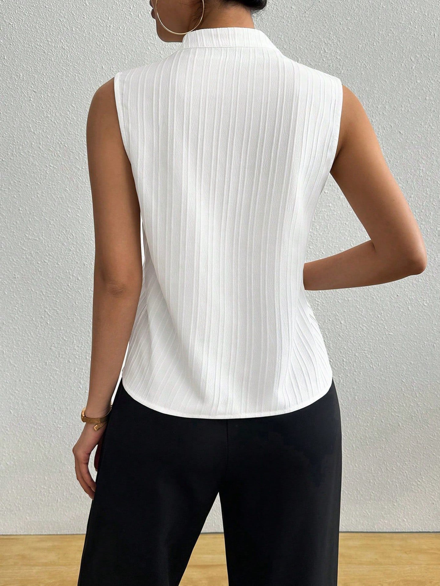Striped V-Neck Top