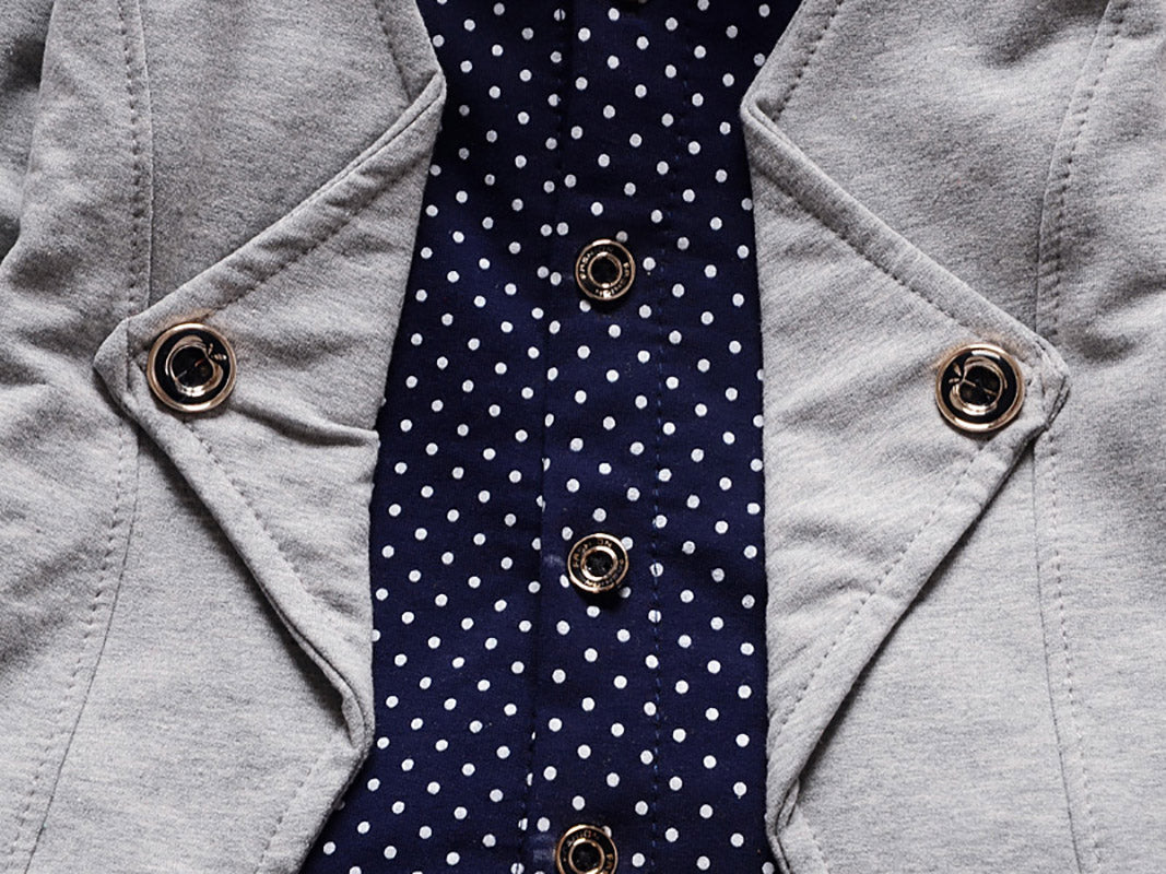 Boys Printed Pure Cotton Shirt with Trousers & Waistcoat