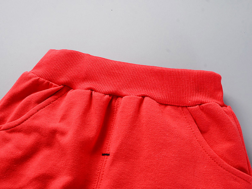 Boys Printed Pure Cotton Shirt With Trousers